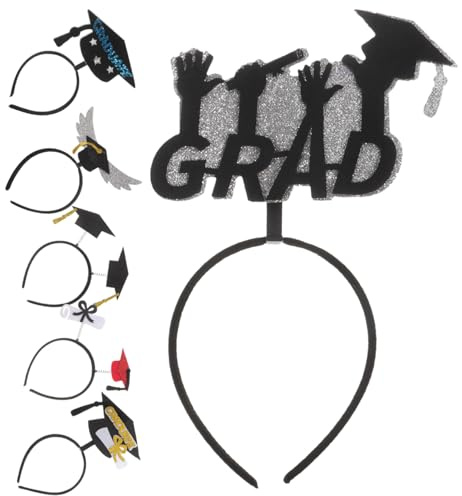 Beavorty 6 Pezzi Di Fascia Per Da Laurea Elegante Fascia Per Con Elementi Di Laurea Per Accessori Per Feste Di