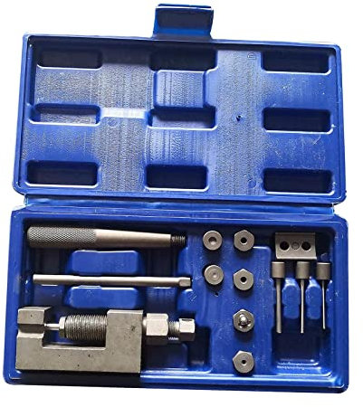 Herramienta de prensatelas de remachado de corte de cadena de motocicleta resistente