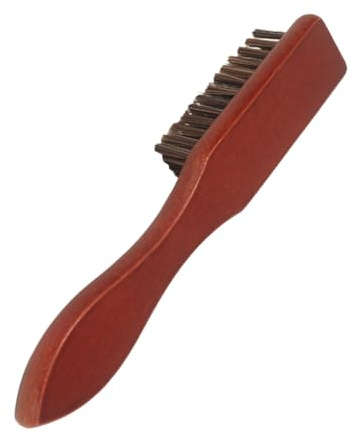 DEARMAMY Retro Herren Bartbürste Klein Und Nylon Mit Geschmeidigen Borsten Für Salon Und Private Bartpflege Entwirrbürste Für Männer Bartstyling Bartkamm Zubehör
