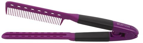 PAMINGONO Peine Alisador de Pelo Plancha Mini Peine Alisador Inalámbrico Resistente al Calor Diseño Moderno Adecuado para Uso en Casa y Viajes