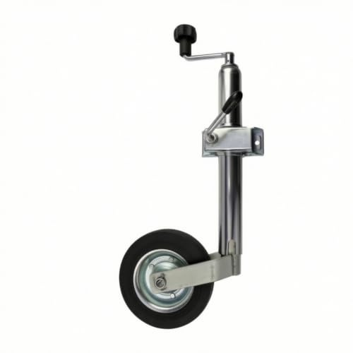 FytStycale Trailer Support Wheel Jack Galvanized Steel Recreational Vehicle Trailer Support Wheel Heavy Duty for Garage Storage