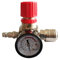 Regolatore di Pressione Del Compressore d'aria 1/4 Regolatore Pneumatico,Valvola di regolazione pressione con connessione 180psi 12bar (3 Fori)