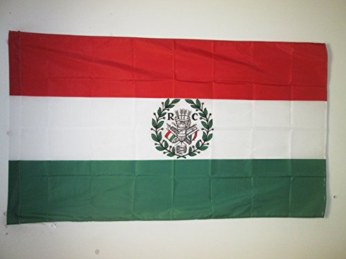AZ FLAG Bandera República Cispadana 1796-1797 90x60 cm Poliéster 100D Funda | Uso interior y exterior Enseña historica de italia costuras dobles y bordes reforzados con funda para mástil
