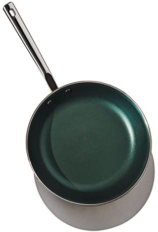 Material Antihaftbeschichtete Bratpfanne, 26,7 cm, Edelstahllegierung, beschichtete Bratpfanne, hergestellt mit einem Kupferkern, Kochpfanne, antihaftbeschichtete Induktionspfanne, kleine Pfanne,