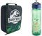 Jurassic World Camo Rectangular Lunch Bag World Bronze Water Bottle – Reusable Kids 600ml PP in Green & Blue – Official Merchandise by Polar Gear – BPA Free & Recyclable Plastic