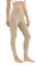 Reitleggings Damen Vollbesatz mit Handytasche, High Waist Reithose Damen Mädchen Stretch mit Gürtelschlaufen Khaki S