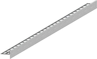 Aquabad Edelstahl Gefälleprofil Clive für begehbare Dusche 100cm, gerade, Kantenhöhe 12mm