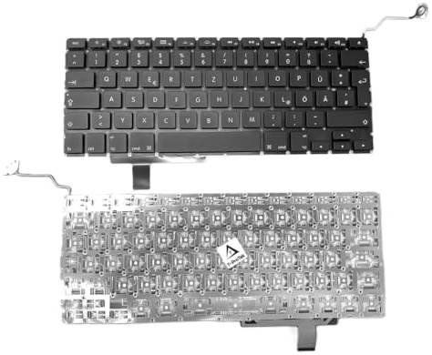 T-ProTek DE - Tastatur Keyboard ohne Beleuchtung kompatibel für MacBook Pro 17 Mid 2012 A1297