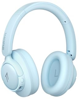 1MORE HQ31 Over-Ear Headphones, Hybrid Active Noise Cancelling Headphones with Hi-Res Audio, 90H Playtime, Foldable Design, Wired Mode Available, Clear Calls, Preset EQ Via App, Multipoint Connection