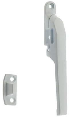 White Non-Locking Window Casement Fastener