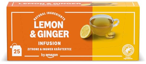 by Amazon Limone & Zenzero Infuso 25 Bustine