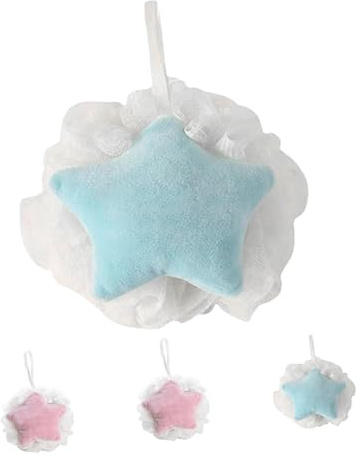PACKOVE 4pezzi Scrubber Per Esfoliante e Schiumoso Accessori Per Doccia Rilassante e Colori