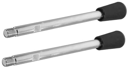 HOMSFOU Lot de 2 manivelles rotatives filetées en métal pour perceuse et fraiseuse - Long bras pour une meilleure efficacité industrielle