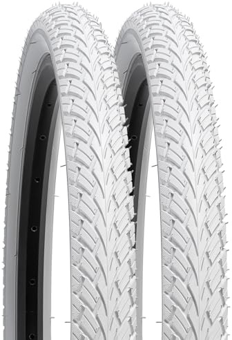 YunSCM 2Pcs Faltbare 24 Zoll Fahrradreifen 24x1.75 Mantel 47-507 Kompatibel 24x1.70 24x1.75 24x1.80 Stadt/Straße Reifen