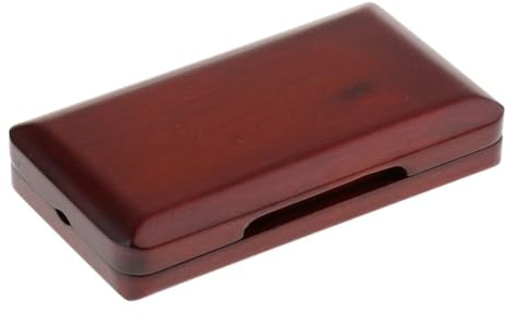 Oboenrohrblatt-Etui Holz Oboe Reed Fall Halter Box for 3 stücke Reeds Halten