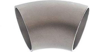70 x 2,0mm 45° EDELSTAHL Rohrbogen/Schweißbogen/Bogen V2A matt DIN11852