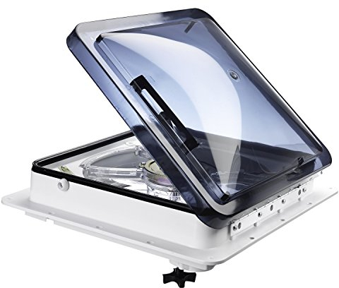 Dometic Fantastic Vent 7350 Wohnwagen-Dachhaube mit Belüftung 40x40cm Camping weiß