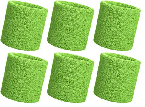 HANERDUN Schweißband Handgelenk schweissband Absorbierende Schweißbänder | Schweißband Handgelenk, Schweissband, Schweißbänder Arm, Frottee Wristband, Herren Damen, Sport Laufen Fahrrad Joggen Tennis