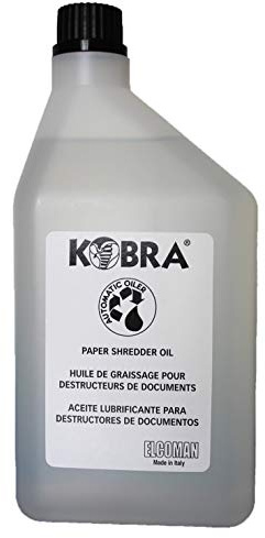 KOBRA Olio lubrificante per Oliatore Automatico AO/ACCU-FLOW scatola da 4 flaconi, 1 lt (Scatola da 4 flaconi)