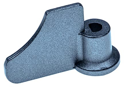 vhbw Knethaken Ersatz für SS-185951 für Brotbackautomat - Rührhaken, 6,6 x 5,1 cm, Aluminiumlegierung, Grau