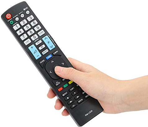 TV-Fernbedienung, Schwarze ABS-Smart-Fernbedienung, universelle Fernbedienung mit Hintergrundbeleuchtung für Fernseher