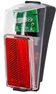 Fahrrad LED Rücklicht mit Standlicht für Schutzblech STVZO Beleuchtung Reflektor