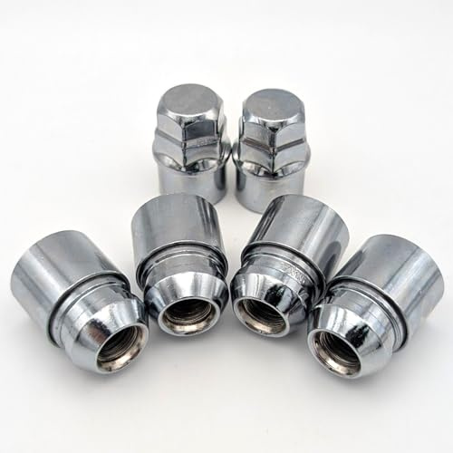 TRACER Dadi Antifurto Cerchioni M12 x 1,5 Conico 60° Protezione Cerchi - Compatibile Ford, Chrysler, Toyota, Hyundai, Kia, Honda, Mazda
