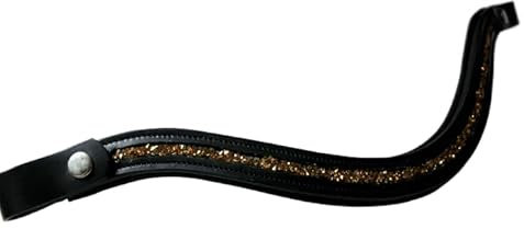 Stirnriemen Leder mit schnell Exchange System (Pony 37,5 cm) (Shetty)