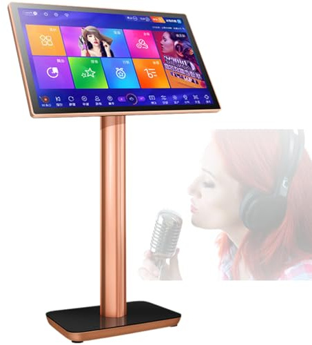 ExoticaBlend Professionelle Karaoke-Maschine: Alles in einem mit 19,5/22 Zoll Touchscreen, 27 Sprachen, für Partys zu Hause/Erwachsene/Kinder,19.5inch-4TB