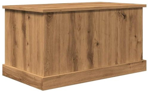 vidaXL Scatola Portaoggetti Artigianale 70x40x38 cm Legno Multistrato, Contenitore portaoggetti, Scatola portautensili, Contenitore di conservazione