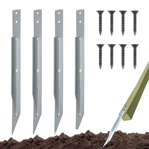 Outdoor Swing Anchors, Trampoline Wind Anchors Ground Stakes, Heavy Duty Tents Accessories Nails for Securing Animals, Trees, Carport