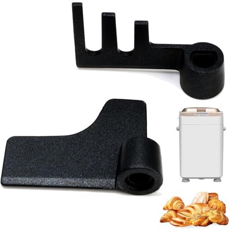 CLKE 2Pcs Bread Maker Paddles, for Panasonic Breadmaker SD255 SD256 SD257 SD2501 SD2500 SD2511 SDZB2502 SDZB2512, Kneading Mixing Blade, Breadmaker Flat Kneading Paddle
