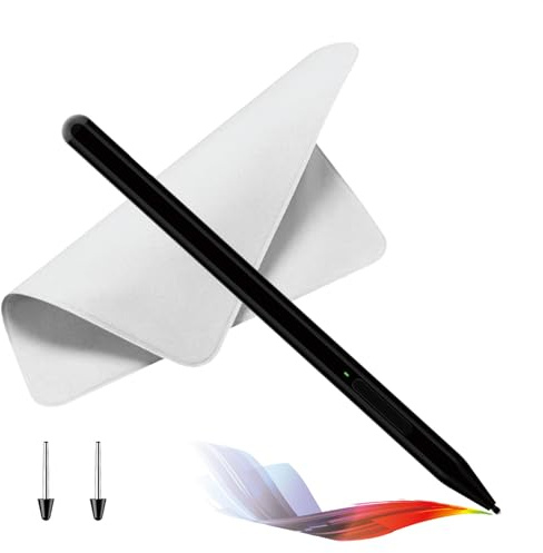 Stift Pen für Microsoft Surface Pro12/11/10/9/8/X/7+/6/5/4/3/Surface Go 3/2/1,Surface Laptop/Studio/Book 4/3/2/1,Stift Pencil für iPad 2018-2025 mit Neigungsempfindlichkeit,Palm Rejection