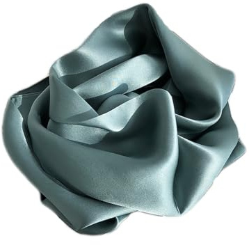 UK_Stone Halstuch Herren 100% Seide 2-lagig Einfarbig schmal Krawatten Schal Vintage Pattern Seidenschal Herrenschal