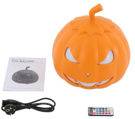 Halloween Nebelmaschine Nebelseifenblasenmaschine Bodennebelmaschine 800W 3 Leuchtmodi 1L Wassertank Geeignet für Halloween Party Bühnen- und Clubveranstaltungen