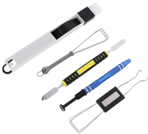 DIYEAH 1 Ensemble Outil de Démontage de de Clavier Mécanique avec Pince Brosse de Nettoyage pour Claviers Gaming Kit Entretien Électronique