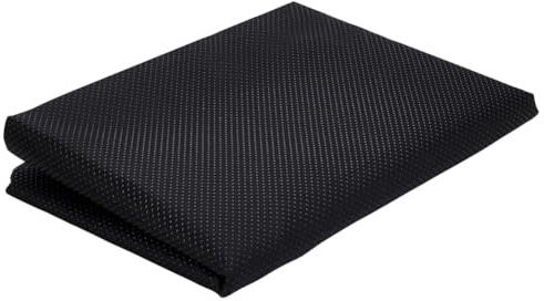 arricraft Panno antiscivolo in poliestere nero, 190 x 150 cm, con retro antiscivolo per tappeti, tappeti, pistola trapuntata, ago da punzonatura