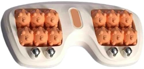 Rouleau de massage des pieds pour soulager la douleur, relaxation, acupression en polypropylène pour réduire le stress, la maison et le bureau (orange)