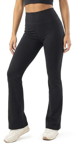 Zylioo Leggings Extra Long Leggings with Pockets Women Long Leg Yoga Pants for Gym Wear Casual Lounge Tummy Control Black