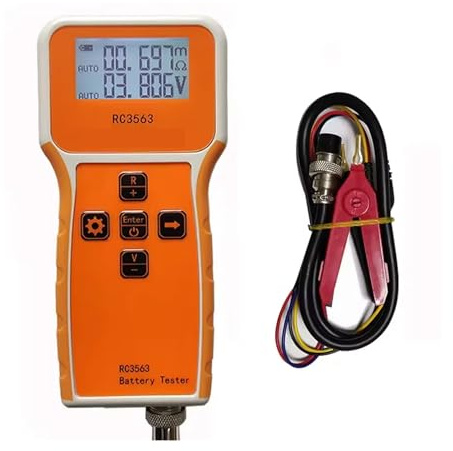 Testeur de Terre Testeur de tens et résistance interne batterie haute précis for batteries lithium-fer-phosphate au trithium (ohmmètre)(Delayed bubble)