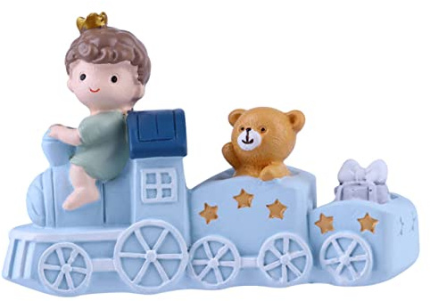 Toyvian Zug Kuchen Dekoration aus Vinyl Kreatives Tortenornament für Jungen Desktop Deko für Geburtstagsfeiern und Unvergessliche Anlässe