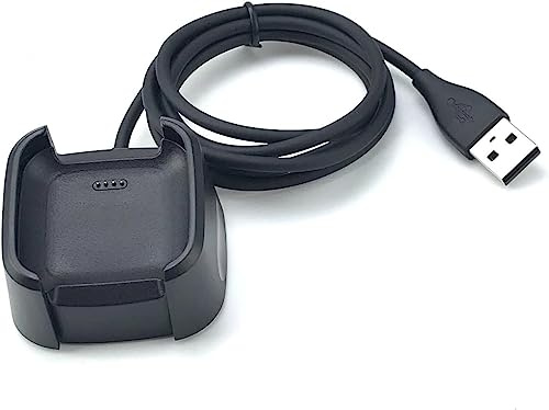 Ladegerät kompatibel mit Fitbit Versa 2 Health & Fitness Smartwatch – USB-Ladekabel 1 m (nicht für Fitbit Versa/Versa Se/Versa Lite)