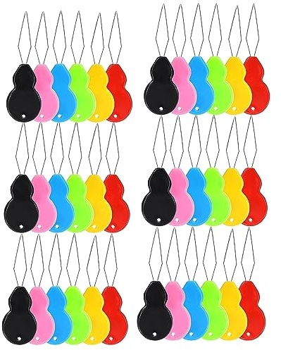 48 Pcs Needle Threaders, Needle Threaders Hand Sewing for Sewing Machines Hand Sewing Cross Stitch Mending Clothing, Used for Hand Sewing Cross Stitch Repair Clothing for Mending Clothes