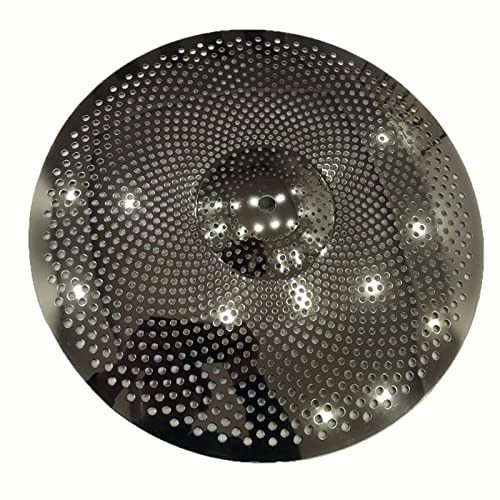 Platillo De Volumen Bajo 1 Platillo Crash Black De 18 Para Practicar Juegos de platillos