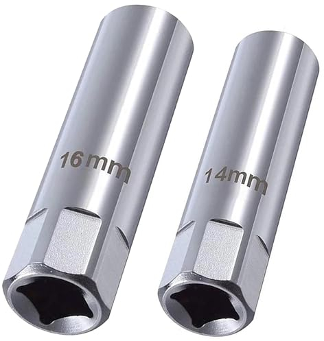 Zündkerzenschlüssel 16mm, Zündkerzenschlüssel 14mm, Zündkerzenstecker, Zündkerzenschlüssel Set, Zündkerzenschlüssels Besteht, Zündkerzenschlüssel für Auto