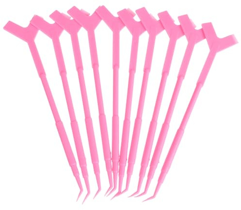 MERRYHAPY 10pezzi Per Sollevamento e Perming Pettini Per Estetiste e Adatto Facile Usare Colore Rosa