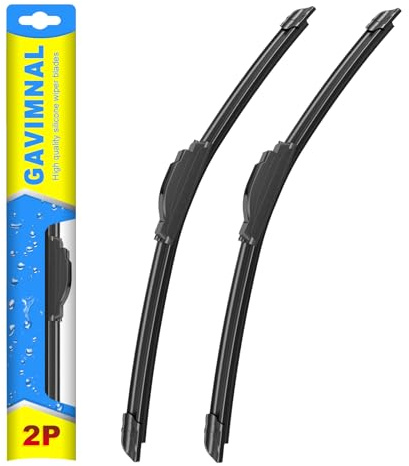 Gavimnal® 28+14 Silicone Wiper Blades Replacement For Honda Fit 2009-2020,All-Season Front Windshield Wiper Blades(Set of 2)