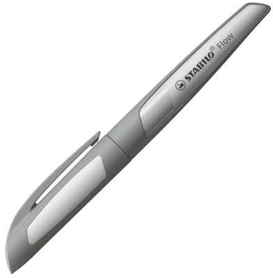 STABILO - Füller - Flow MONOCHROME - grau - inkl. Patrone