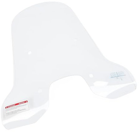 Motorrad-Windabweiser, Motorrad-Windschutzscheibe, Unzerbrechliches PMMA-Panel, Vorderer Windabweiser mit Halterung, Ersatz für Sprint (Transparent)