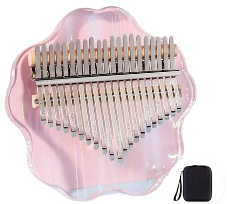 Kalimba Instrument Acryl Kalimba 17 21 Tasten Daumenklavier Professionelle Chromatische Kalimbas Anfänger Calimba Tasteninstrumente(21 keys1)